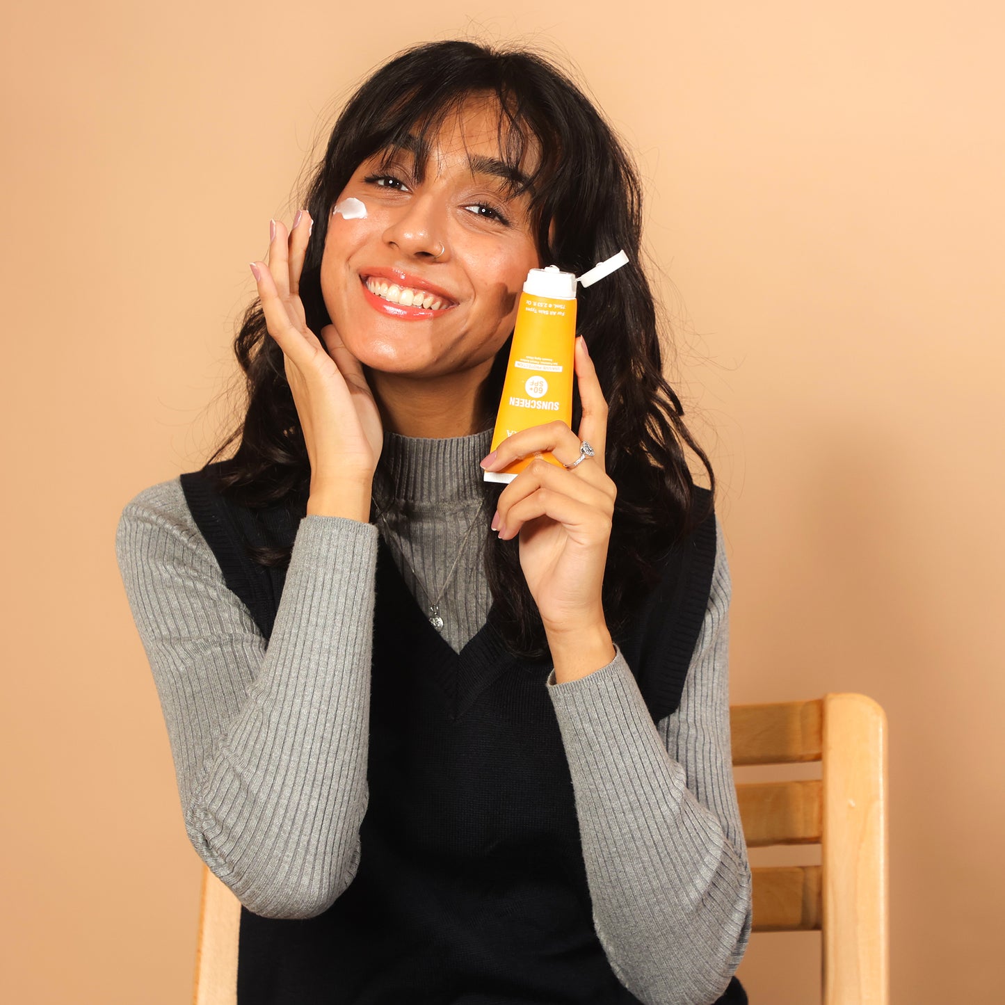 Sunscreen SPF - 60+ - Maximum Protection Without Greasiness